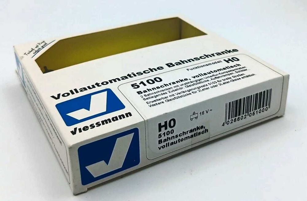 macheta barieră feroviară automată VIESSMANN 5100 diorama H0 1:87
