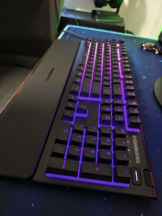 Tastatura Gaming STEELSERIES Apex 3, Whisper-Quiet Switch, USB, negru