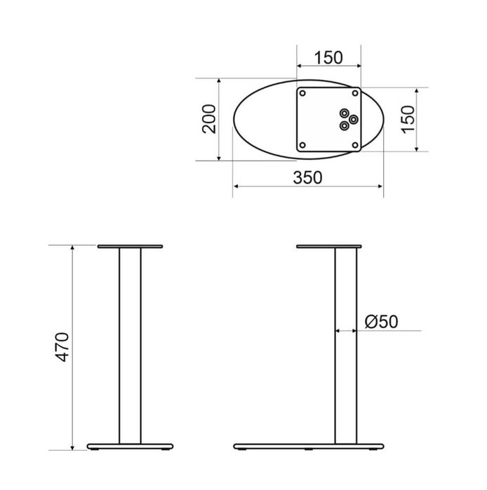 Метални крака за маса