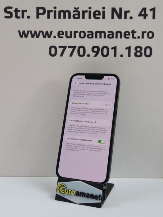 Telefon mobil Apple iPhone 14, 128GB, 5G, Midnight, 85% Baterie -P-