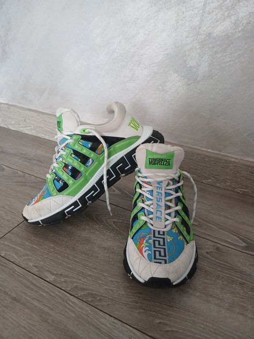 Versace Trigreca Sneakers Sky Multicolor White