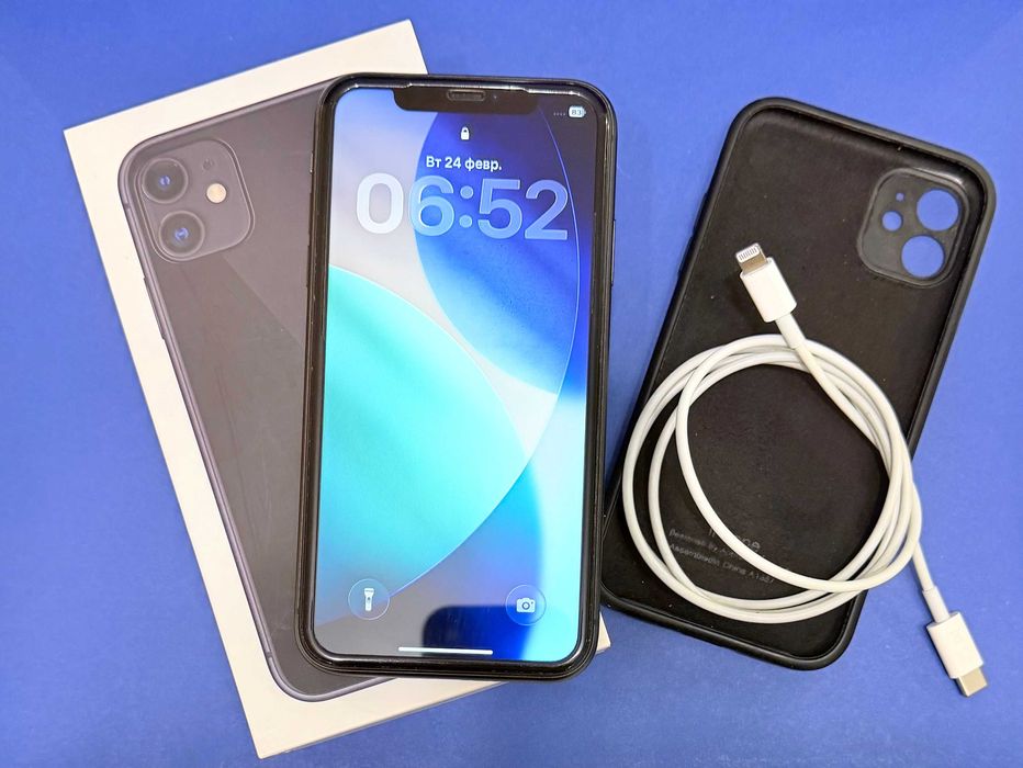 Iphone 11, 128 Gb, черный, в отличном состоянии