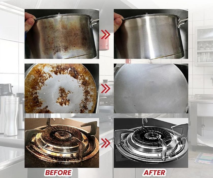 Паста за почистване и полиране на неръждаема стомана