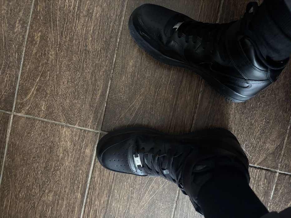Nike air force high black 44