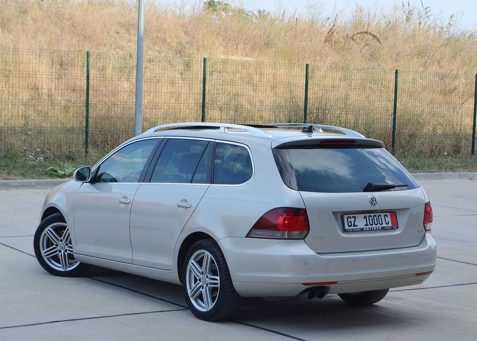 VW Golf 6 1.4TSi 122cp Cutie Automata EXCLUSIVE Trapa Panoramica Interior Piele in Doua Culori Navy Clima