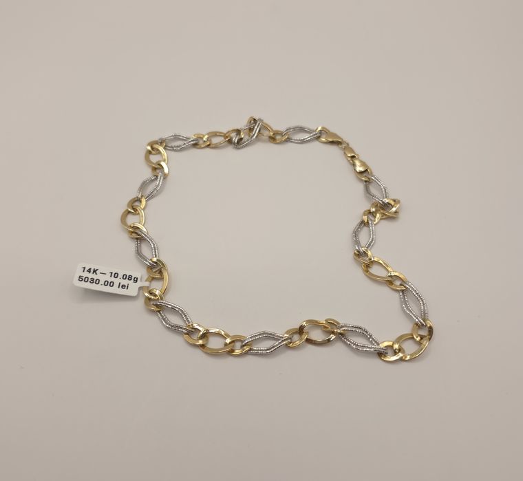 Binuteria Royal lant aur 14k 10.08 gr