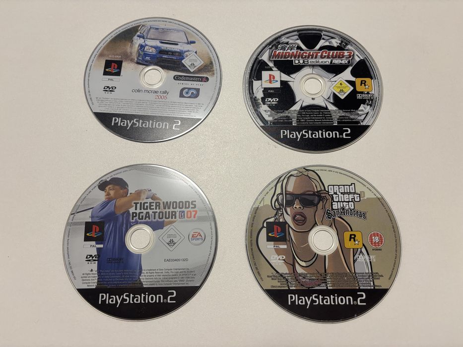 PS2 игри без кутии – 4 броя, общо 8€