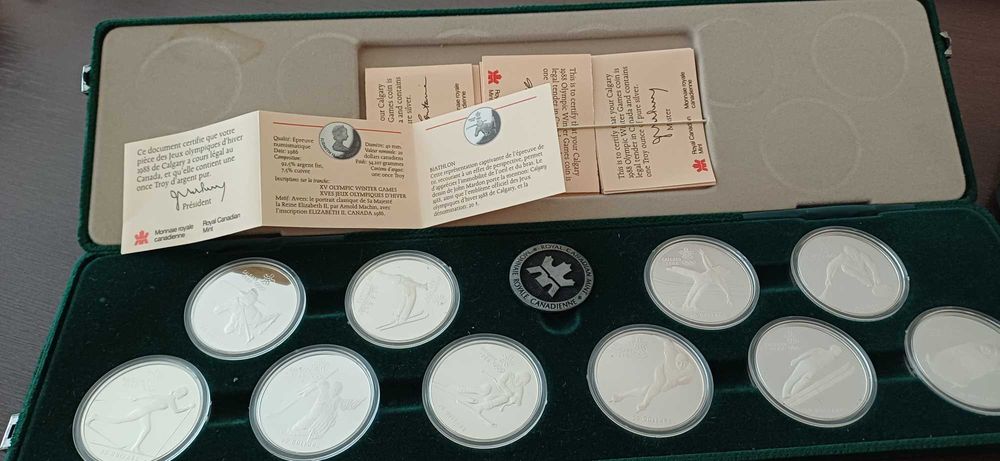 Сребърни монети - Олимпийски игри Калгари 1988 година