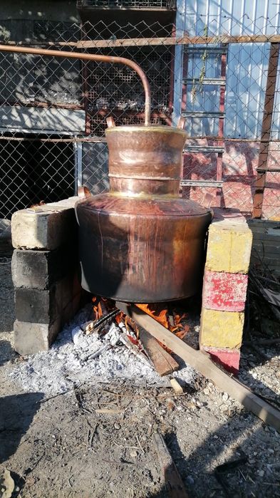 Vand cazan de țuică la 100 de Litri cu fundul de 4 mm