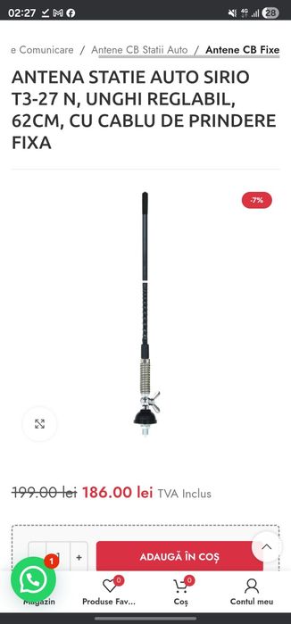 Antenă stație sirio