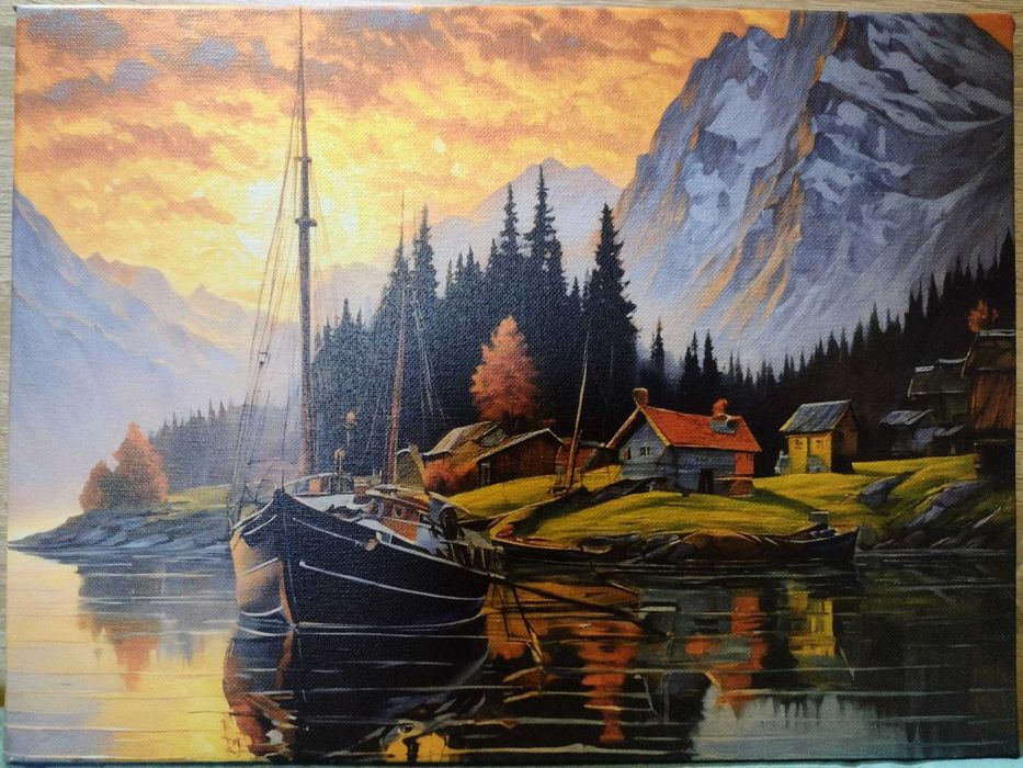 НОВИ различни Красиви картини - канава