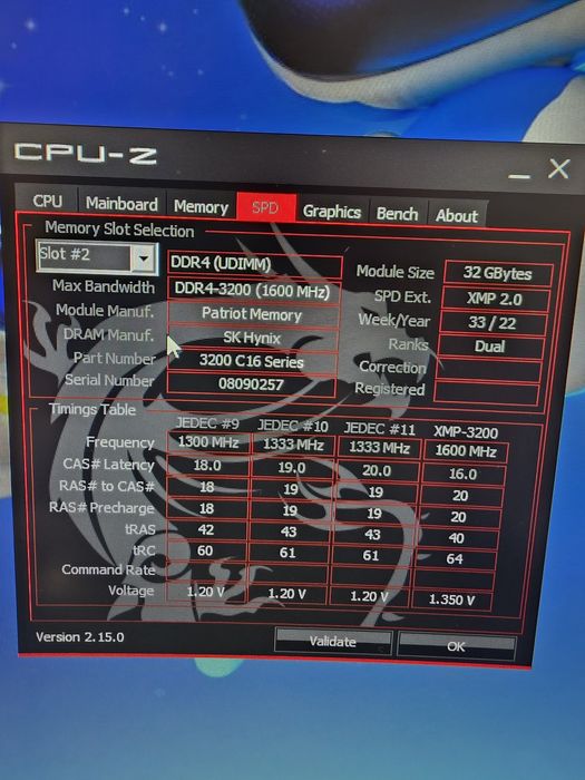 Kit 64 gb Memorie Patriot Viper Steel  2x32 GB DDR4 3200 Mhz CL16 ca noi