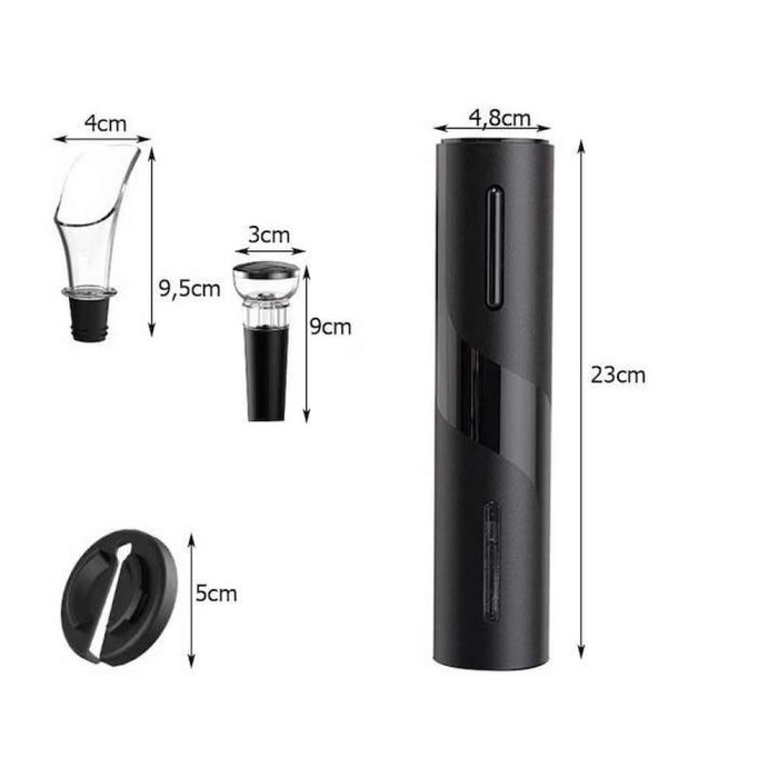 Комплект електрическа отварачка за вино, автоматичен тирбушон, AA бате