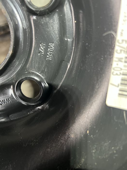 Kit Roata Rezerva 15 Audi VW Golf 5 6 Jetta 5x112 Cric Cheie Carlig