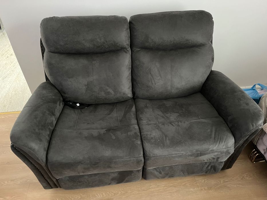 Canapea 2 locuri cu recliner electric