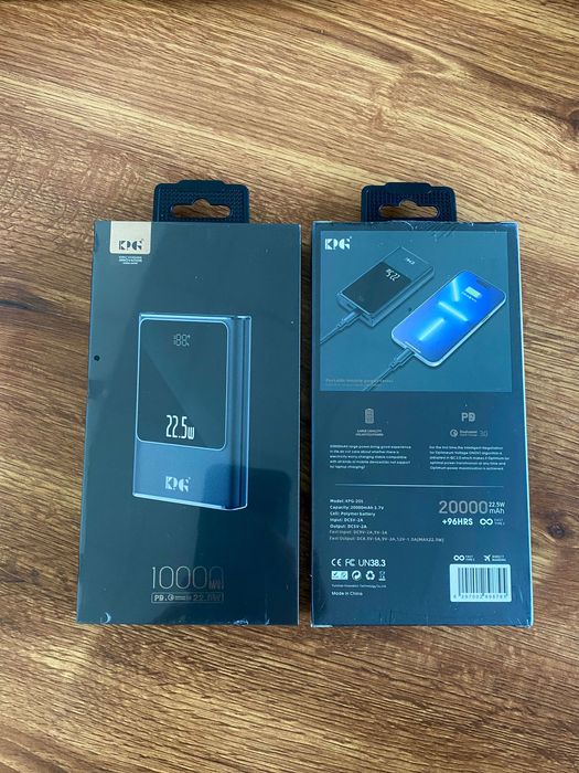 Power bank външна батерия 10.000mAh KPG Guardian Fast Charge 22.5W
