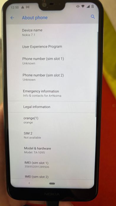 Telefon mobil Nokia 7.1, Dual SIM, 64GB, 4G, Gloss Midnight Blue