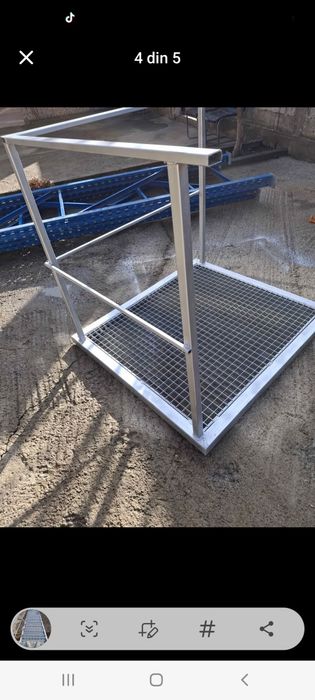 Gratare (grilaje) metalice galvanizate ideale pentru trepte și spălăto
