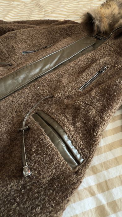 Натуральная дубленка, как куртка.