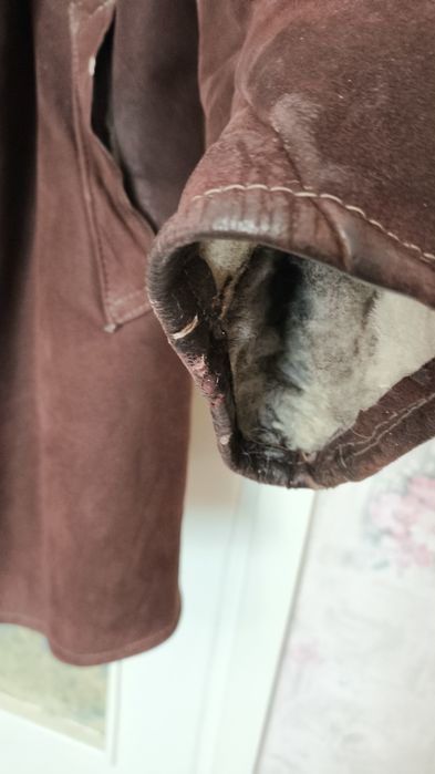 Полушубок из овчины б/у