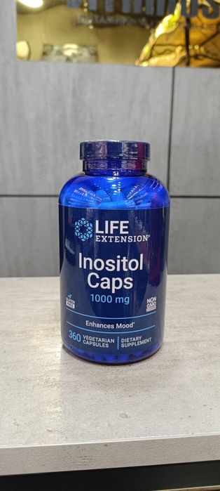 Life Extension inositol caps 1000 mg 360 veg capsules