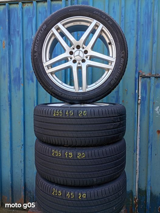 Roti R20 Mercedes cu anvelope de vara 255 45 20