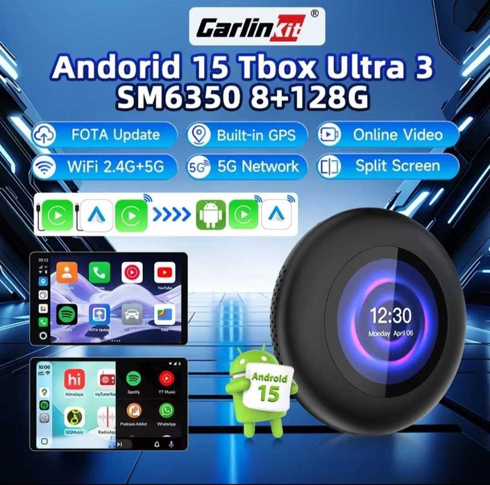 Carlinkit 5G LTE Tbox Ultra 3 Android TV