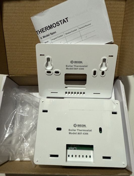 Termostat Beok BOT-X306 Smart Wifi centrala termica gaz,display LCD