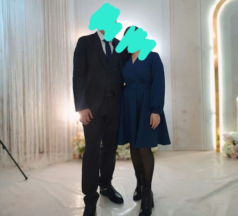 Женское вечернее платье .