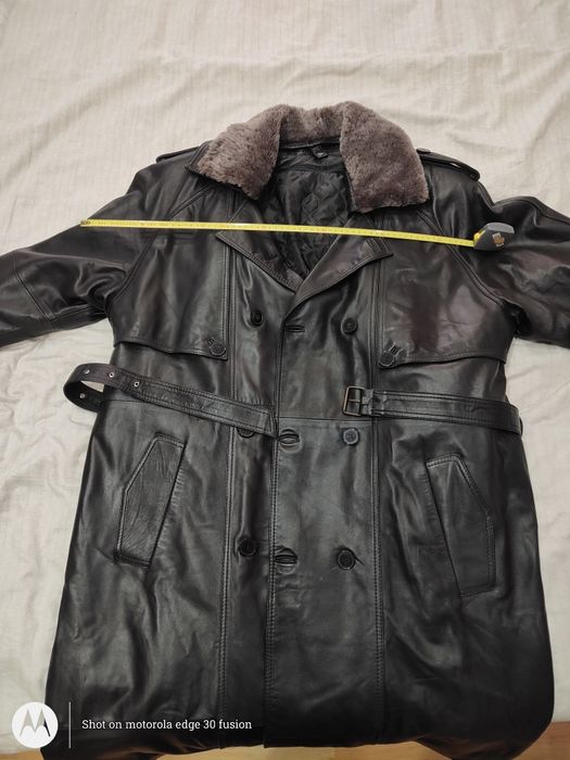 Нов уникален кожен шлифер