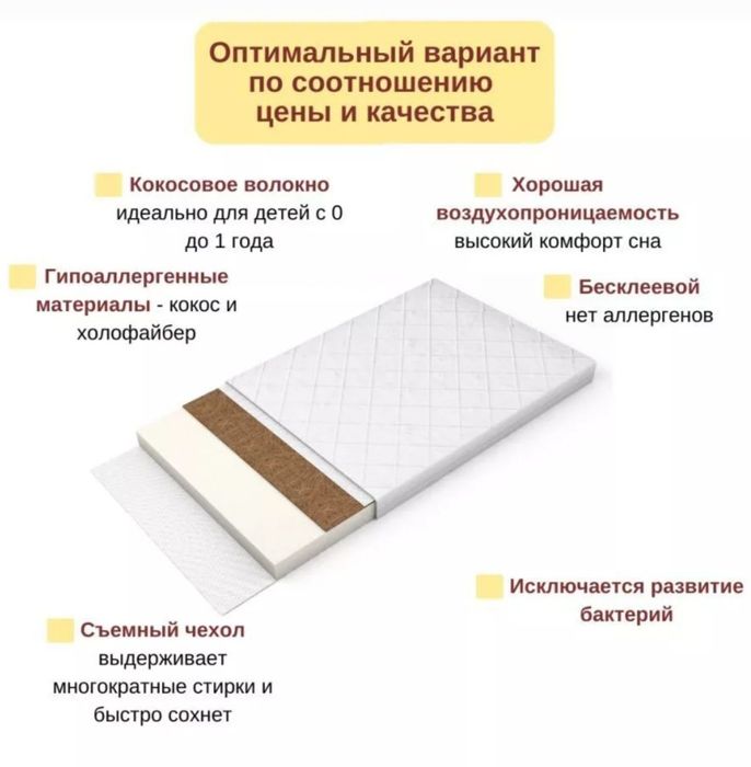 Кроватка детская приставная с МАТРАСОМ ОРТОПЕДИЧЕСКИМ !!!