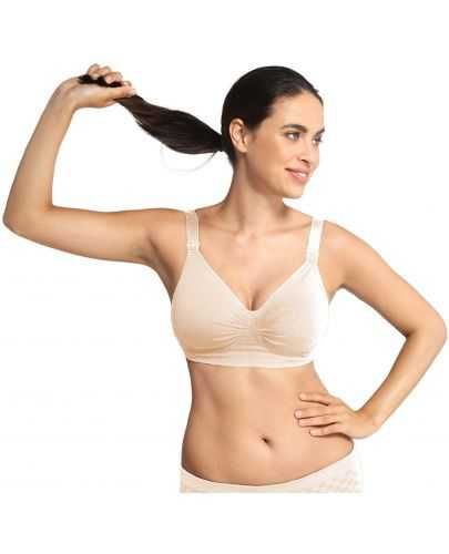 Нов, безшевен сутиен за кърмачки с гел Carriwell GelWire, бежов