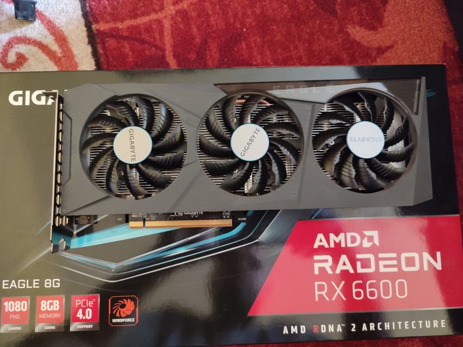 Gigabyte Radeon RX 6600 Eagle 8G видео карта