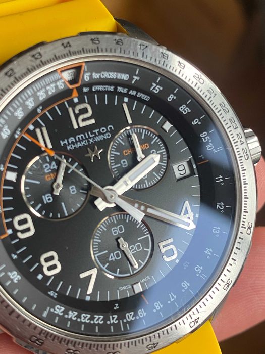 Продавам оригинален Мъжки часовник Hamilton Khaki Aviation X-Wind