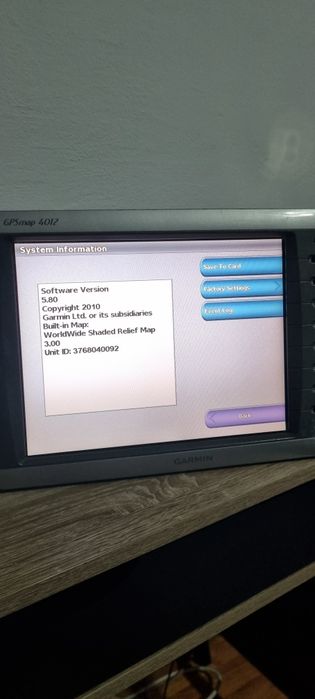 Gpsmap Garmin 4012
