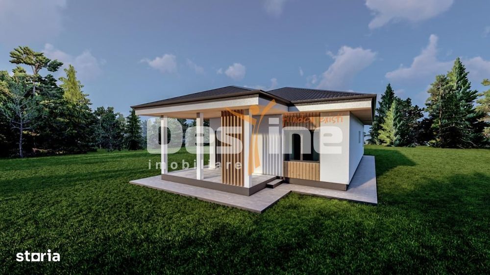 Casa  individuala, plan parter, 108 mp
