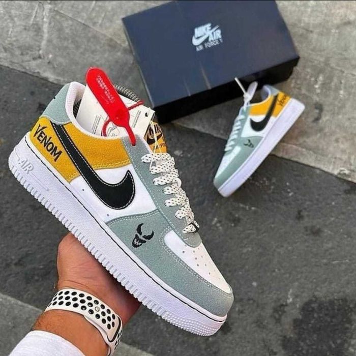 Nike AF1 low venom wmns white/teal