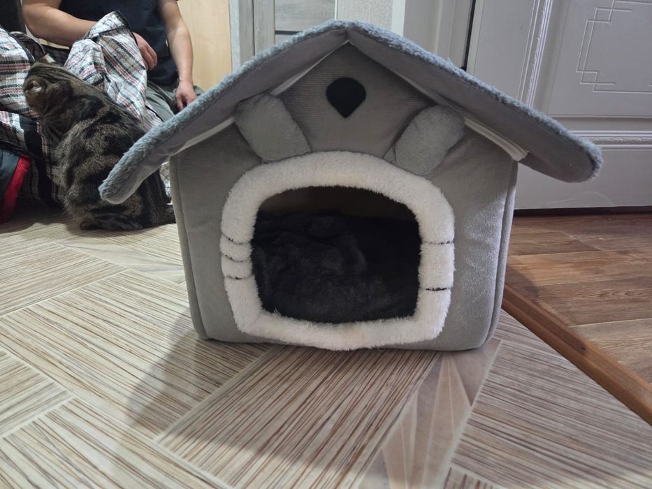 Новый домик для кошки