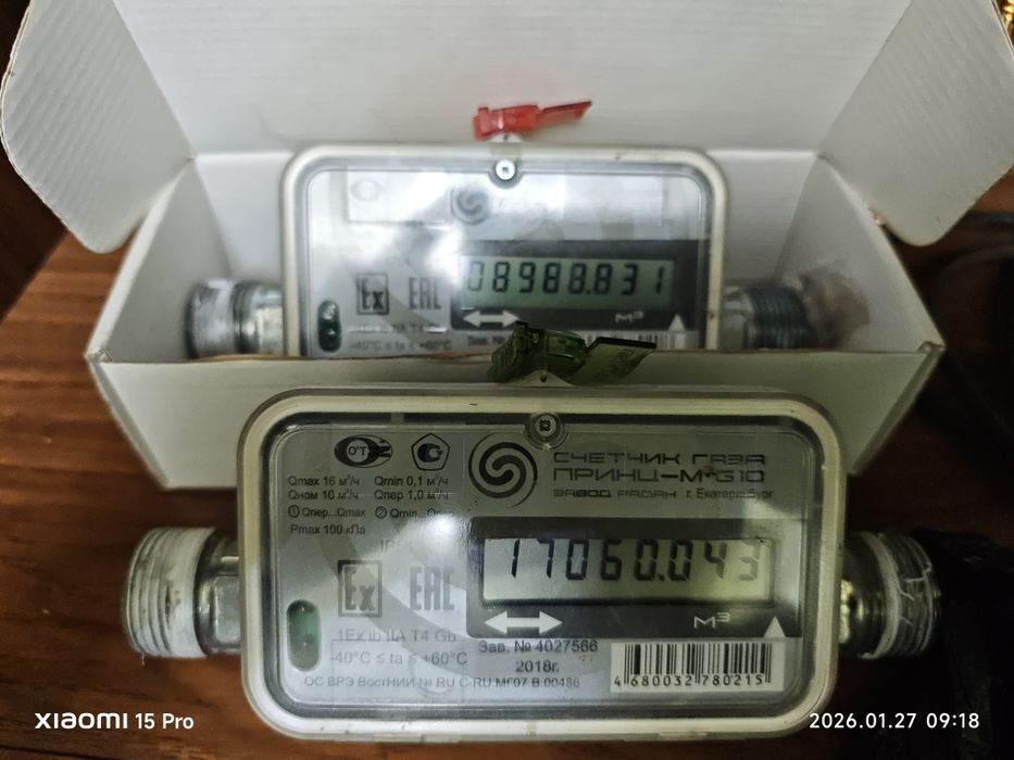 Ультразвуковой счетчик газа «Принц».