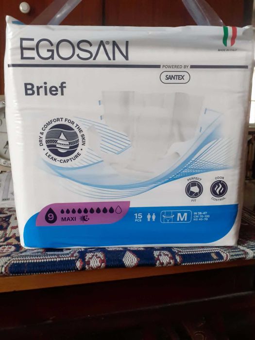 Scutece adulti Egosan 9 picaturi