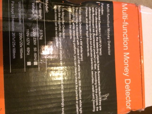 Aparat de verificat bancnote Balm DL1000