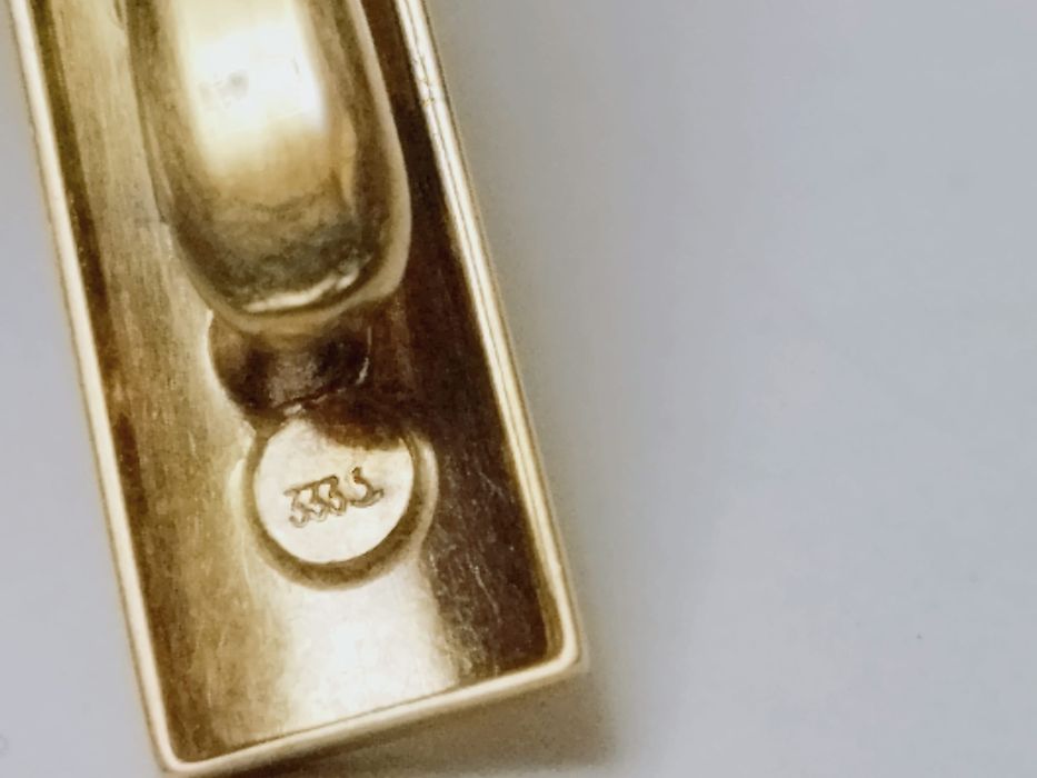 Vechi ac de cravata din aur galben de 8K, copii