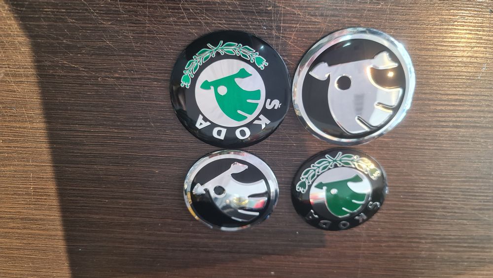 Емблема за капачки на джанти на Шкода Skoda