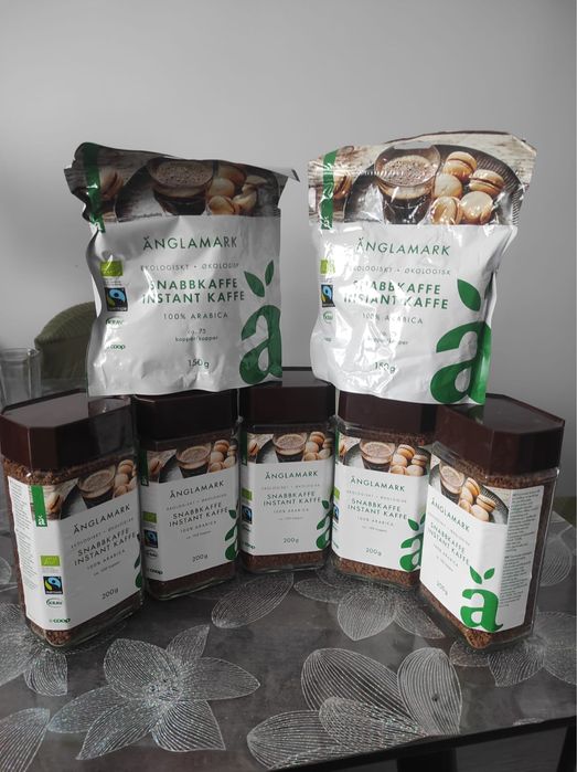 Pachet cafea instant 5 borcane si 2 pungi