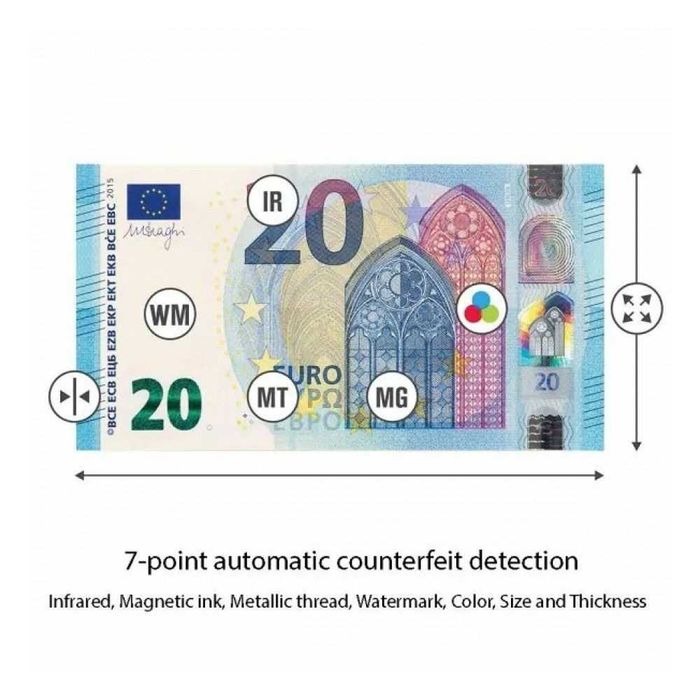 Детектор за фалшиви банкноти EURO, USD, Промо цена