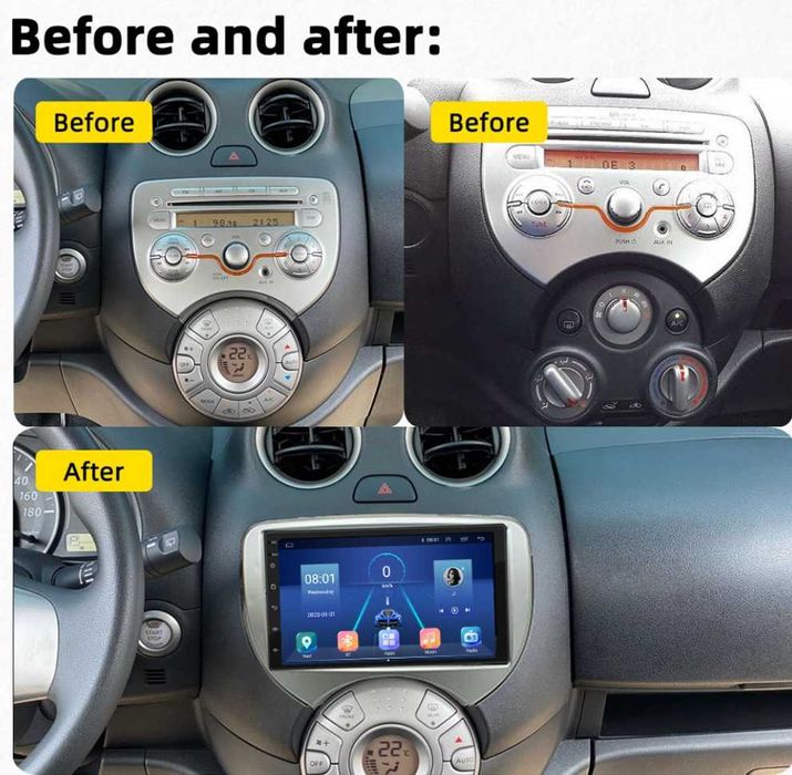 Nissan Micra March K13 / Renault Pulse 10/13 7" андроид навигация,9565