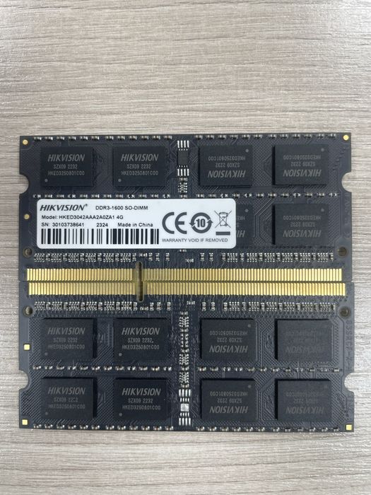 Озу DDR3 8Gb 4Gb
