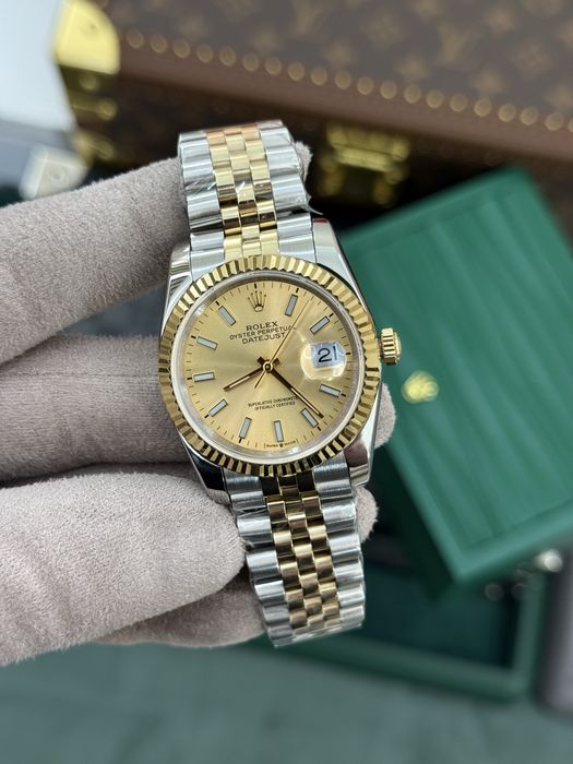 Rolex Date-Just 36mm Champagne