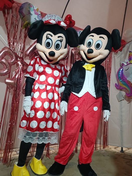 Vand mascote michey si minnie in stare buna