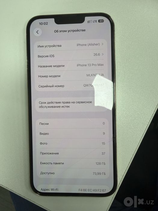 Iphone 13 pro max 128gb